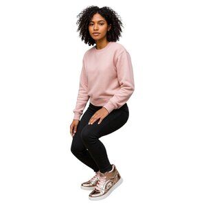 Skechers Sneakers Shoes Rechargeable Light Up PINK HIGH TOPS BIG Kids Youth 4